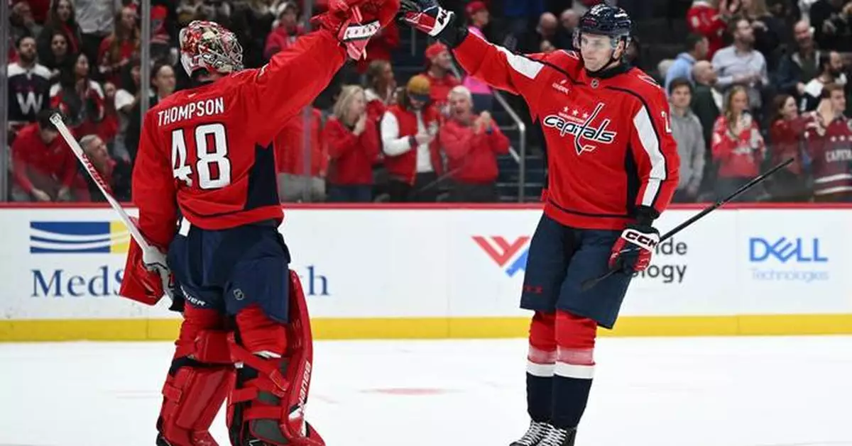 Tuch scores 2 more goals, Capitals beat Flyers 5-2
