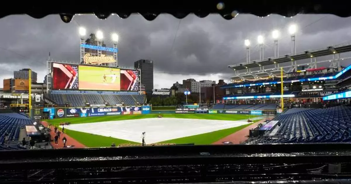 ALCS Game 4 postponed by rain; Rays and Guardians to resume series Saturday