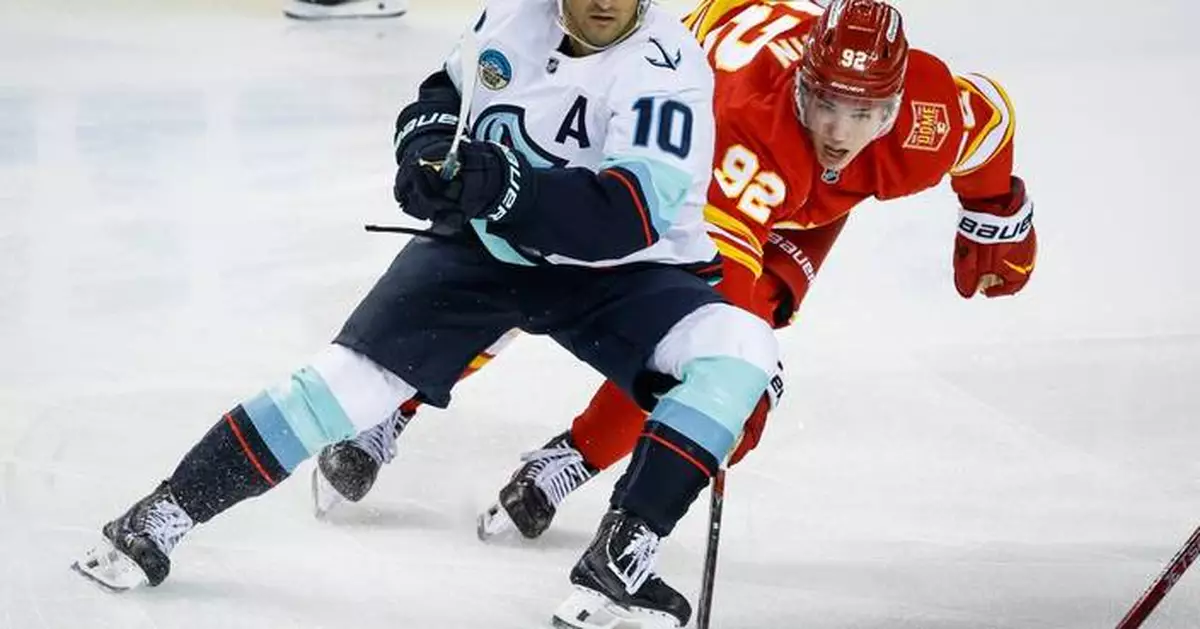 Vince Dunn has a three-point night to lift Kraken over Flames, 6-1