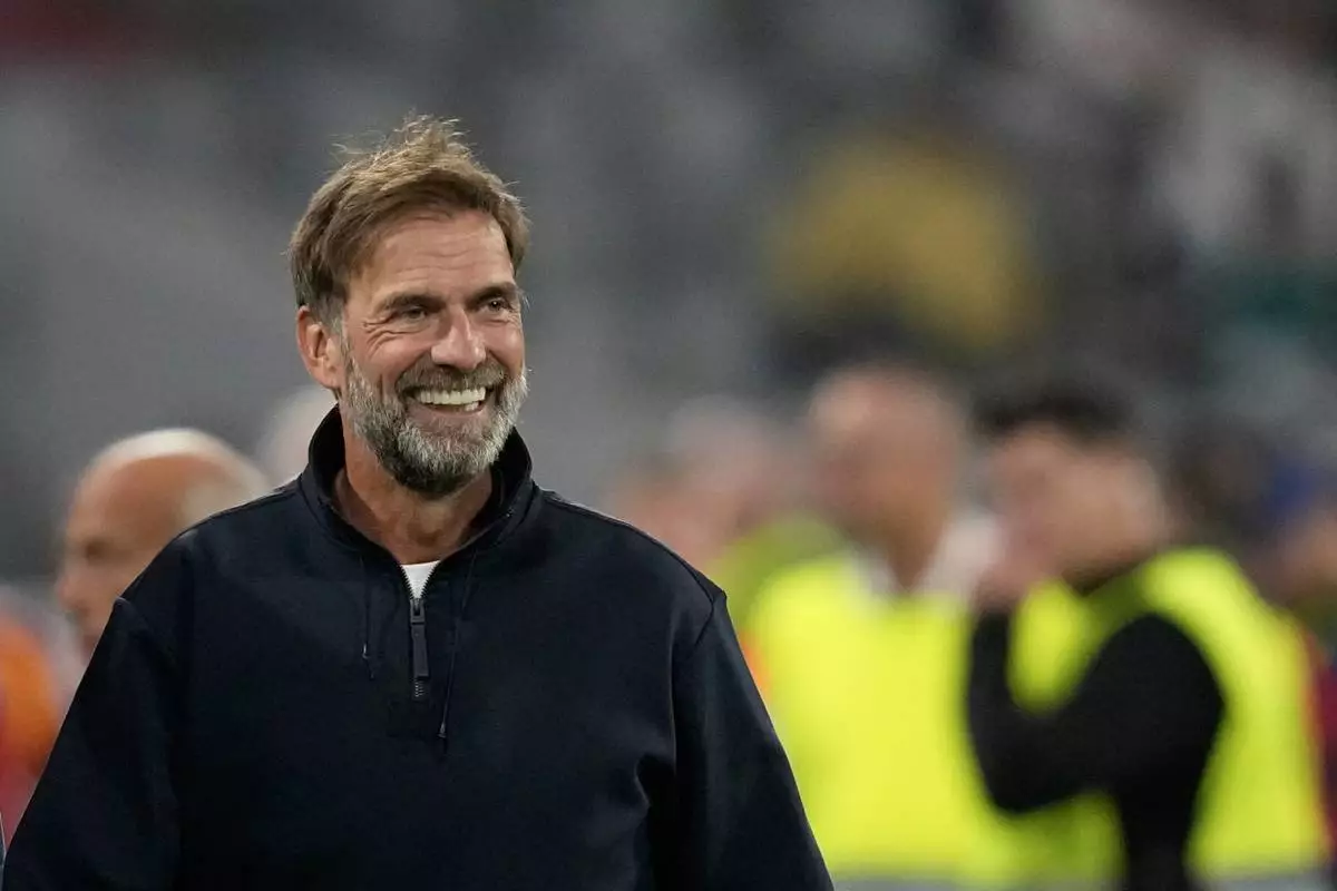 Germany's head coach Jurgen Klopp arrives prior to the UEFA Nations League soccer match between Germany and Serbia in Munich, Germany, Thursday, Oct. 1, 2026. (AP Photo/Matthias Schrader)