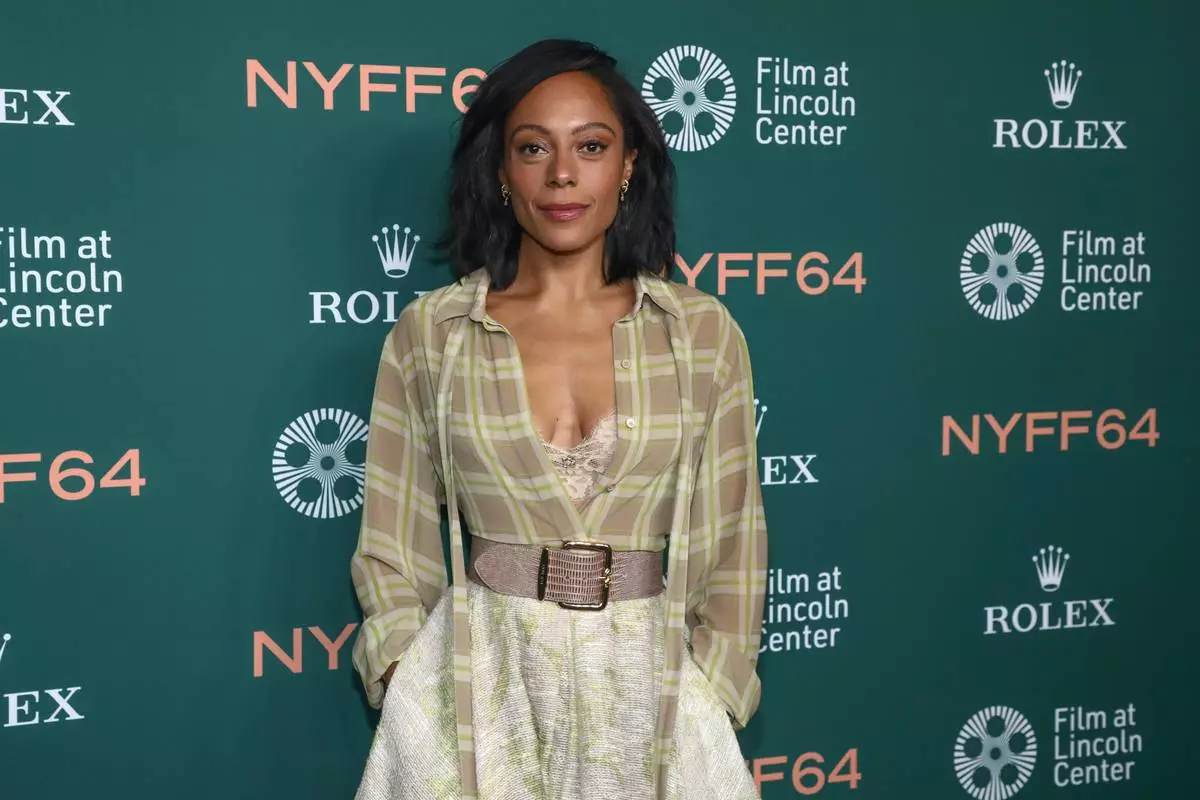 Rosalind Eleazar attends the "Misty Green" premiere during the 64th New York Film Festival at Alice Tully Hall on Saturday, Sept. 26, 2026, in New York. (Photo by Andy Kropa/Invision/AP)