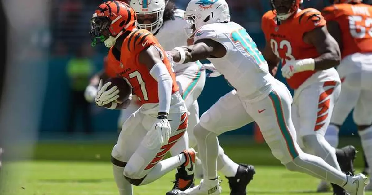 Jordan Battle intercepts Willis twice after going viral for saying he had a tell on the Dolphins QB