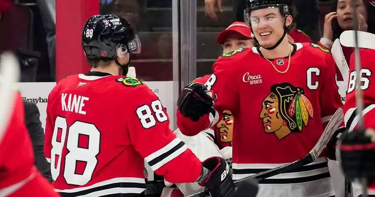 Blackhawks Patrick Kane sets NHL assist record for U.S.-born players with a helper on Bedard's goal