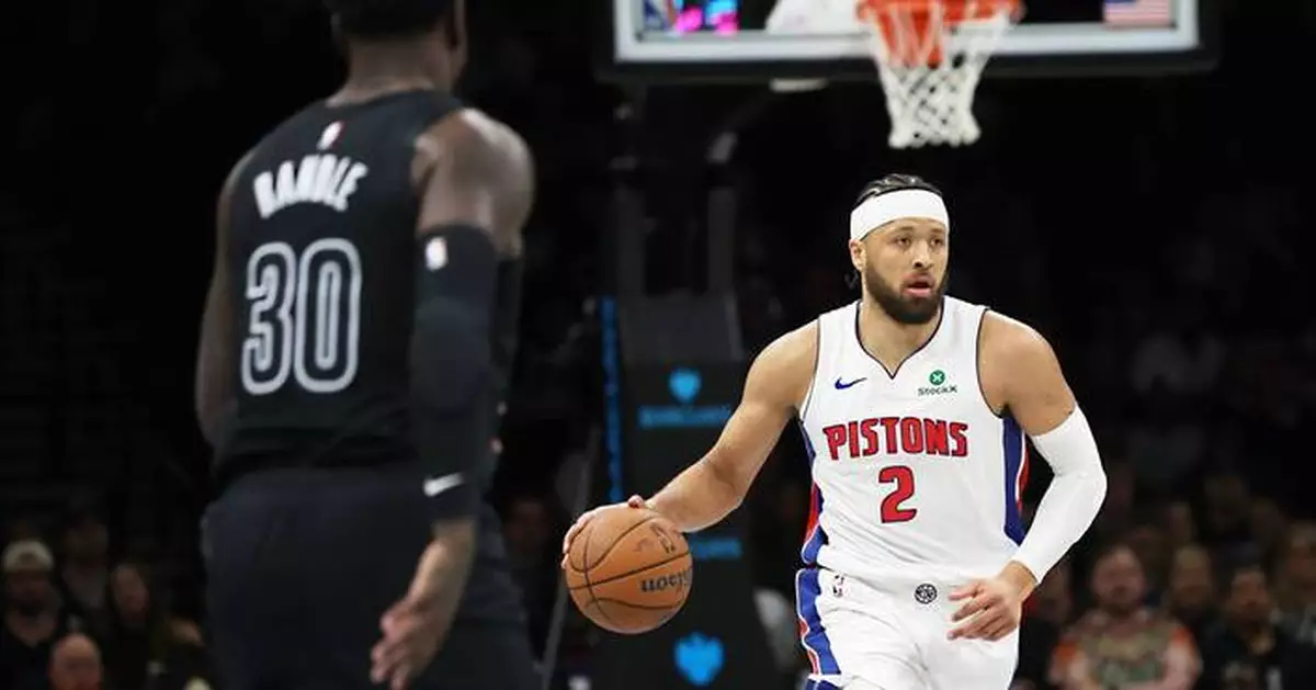 Pistons rout the winless Nets 110-94 in an NBA Cup opener