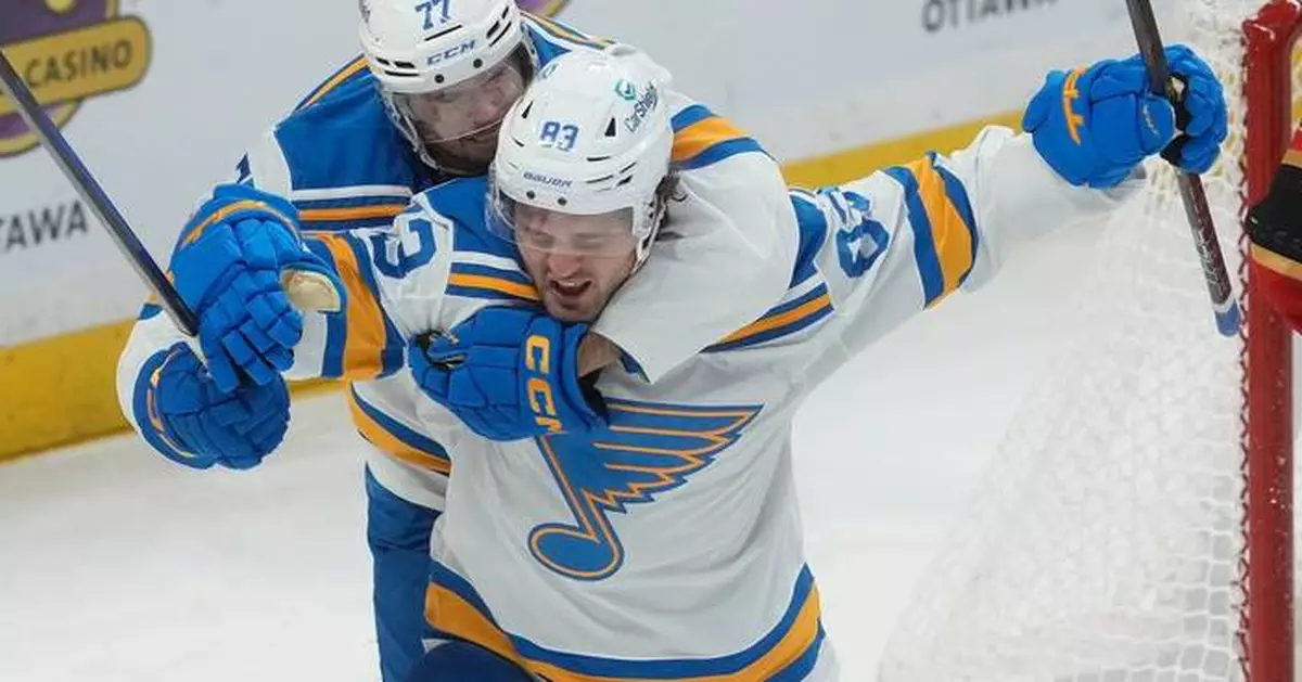 Suter, Neighbours and McTavish score 2 each as the Blues rout the Senators 7-2