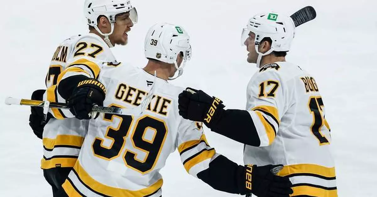 JJ Peterka scores in OT to lift the Bruins past the Jets, 4-3