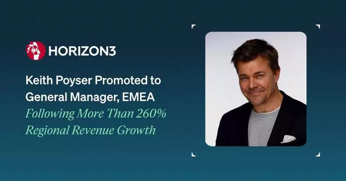 Horizon3 Promotes Keith Poyser to General Manager, EMEA Following More Than 260% Regional Revenue Growth