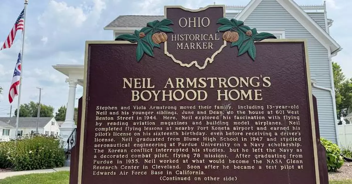 Retired pilot helps historical society buy Neil Armstrong's boyhood home for tours