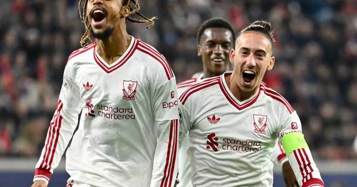 Bradley Barcola gets 1st goals for Liverpool with a hat trick in the Champions League