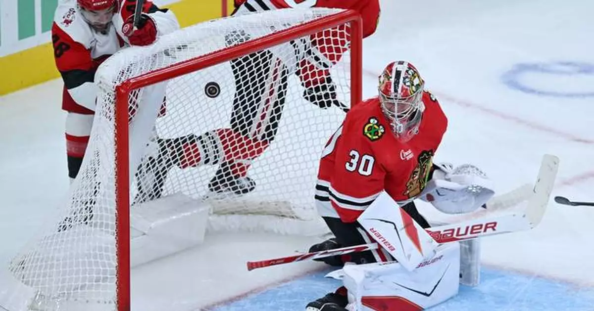 Jackson Blake and Jordan Martinook have a goal and an assist each as Hurricanes top Blackhawks 5-2