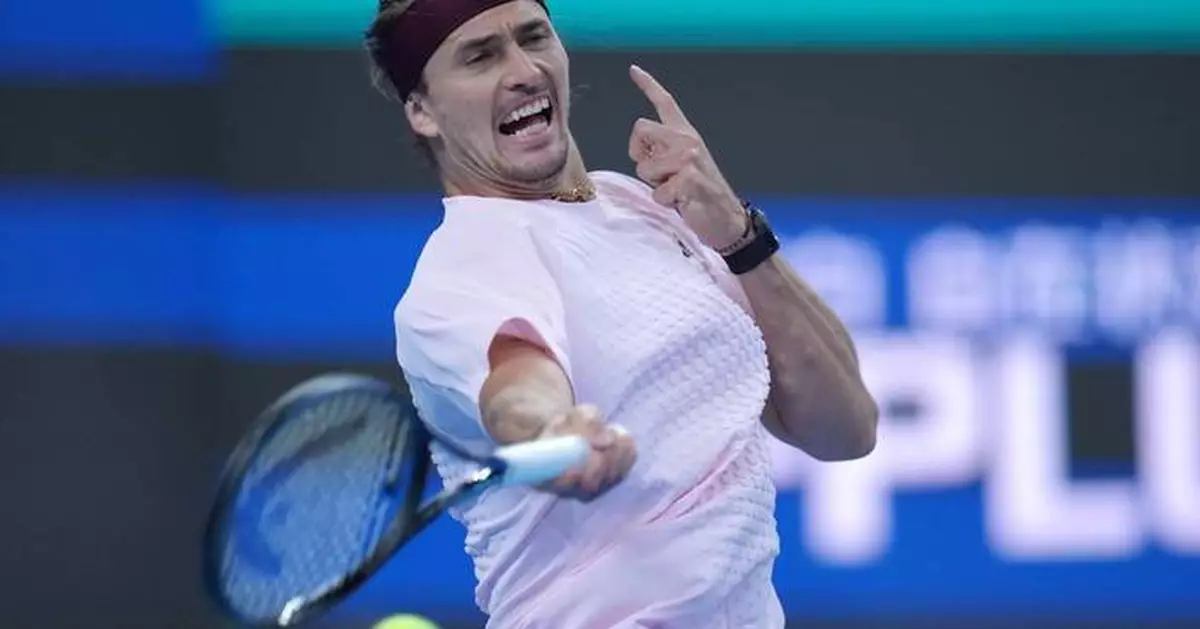Zverev clinches year-end No. 1 ranking after Alcaraz loss and with Sinner out injured