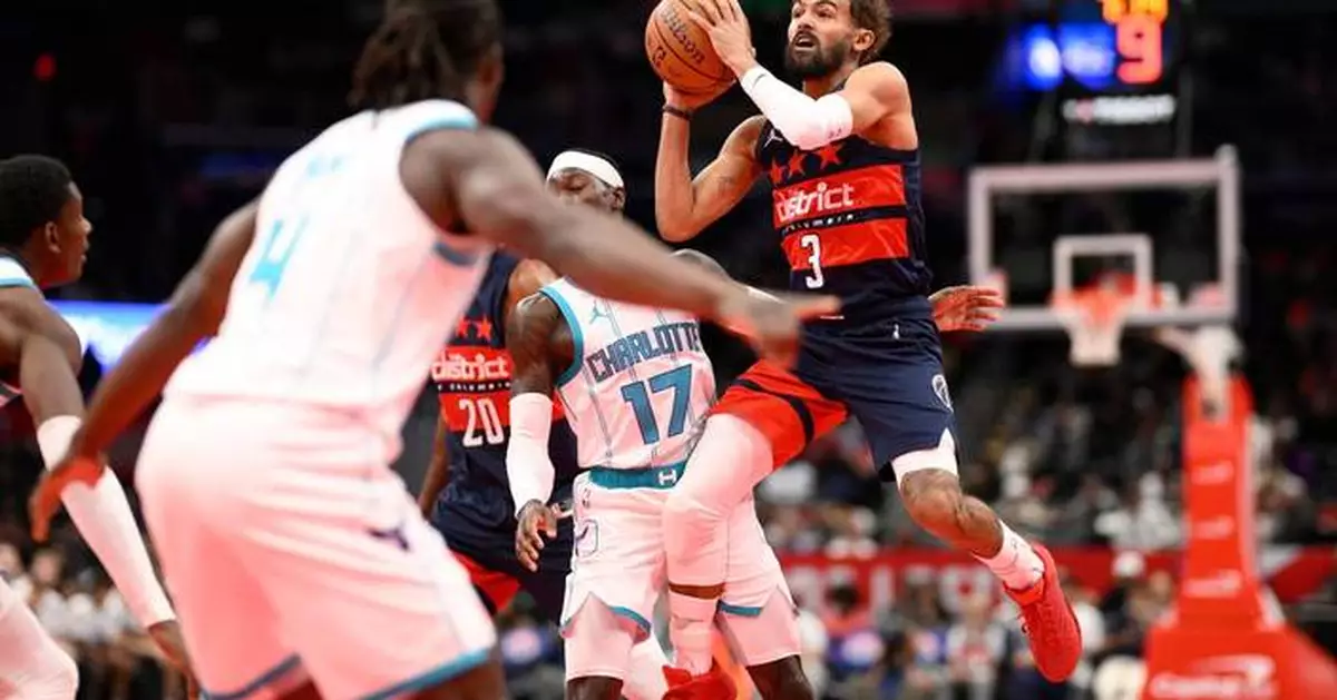 AJ Dybantsa sharp in his home debut as the Wizards smother Charlotte 95-79