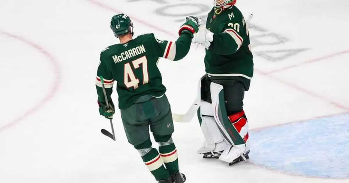 Wild's Sturm sent to hospital for exam after puck strikes his head, reminding team of Faber's injury