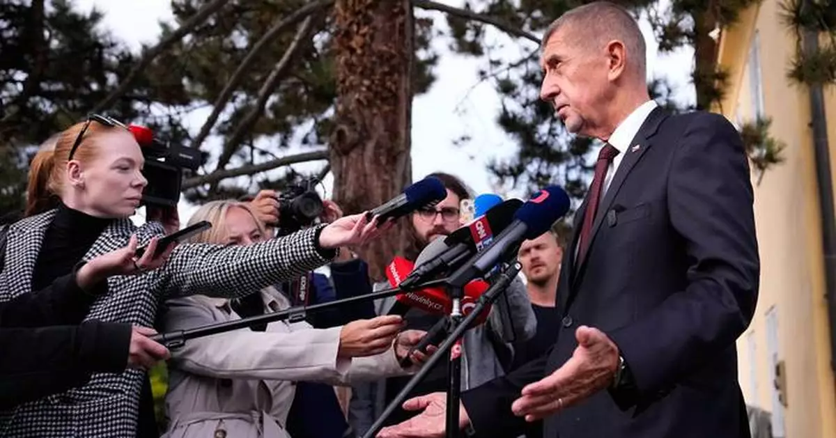 The ruling party of the populist Czech prime minister leads in 1st round of Senate election