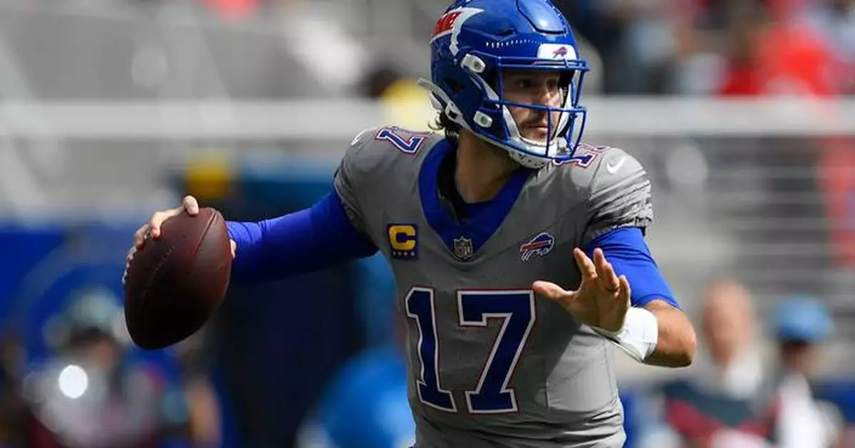 Allen seeks to put sloppy play behind him as Bills host turnover-prone Maye and the Patriots