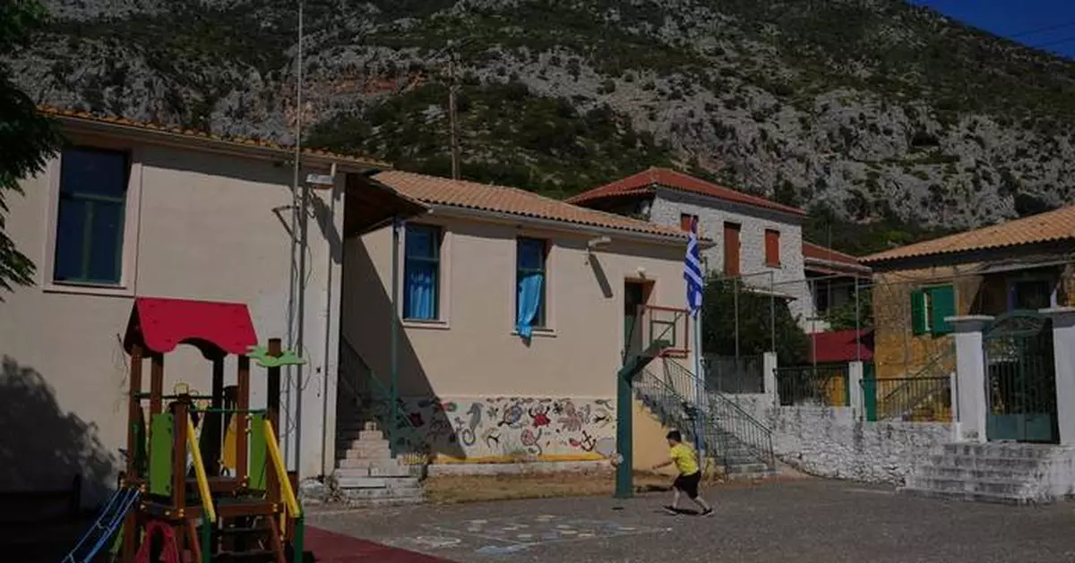 PHOTO ESSAY: Greek island kids have to catch a boat to school as Europe ages