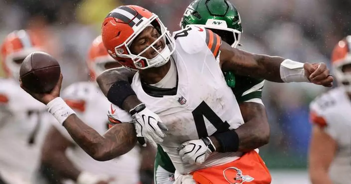 Browns' rebuilt offensive line remains work in progress as team struggles to find offensive footing