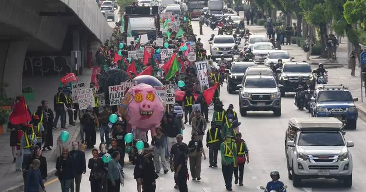 IMF-World Bank meetings draw modest protests in Bangkok over growing inequality