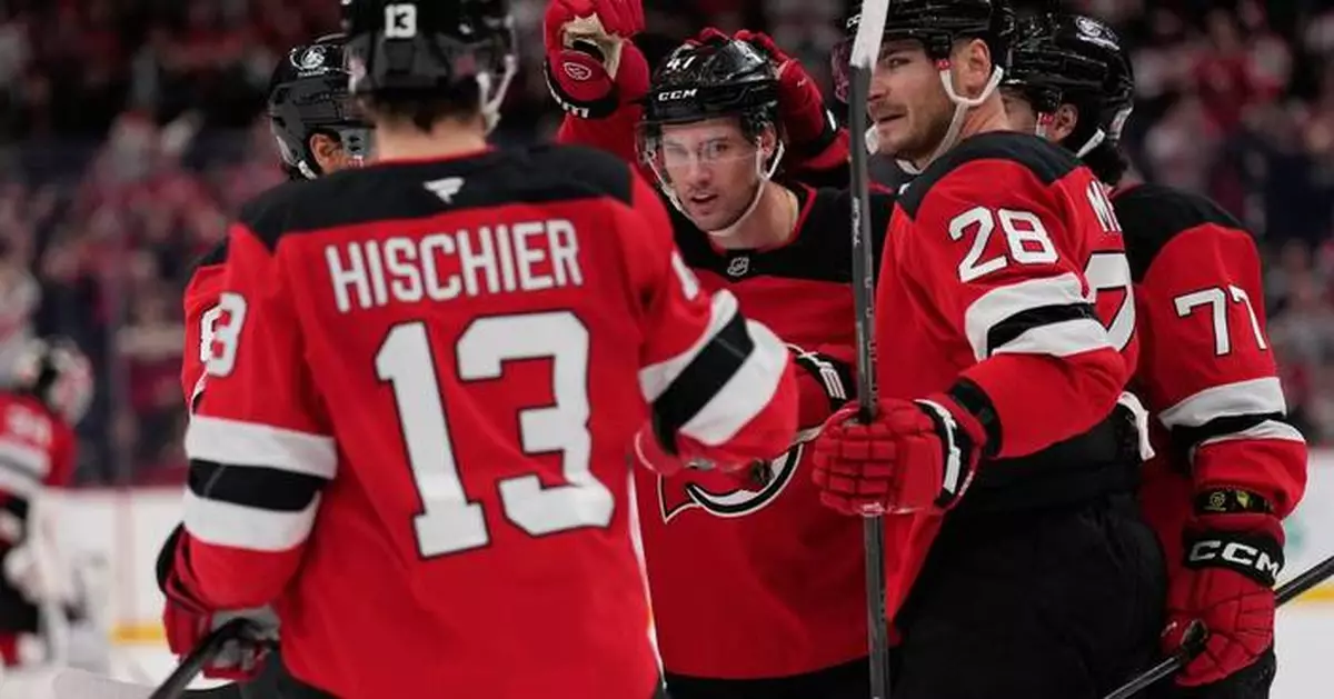 Jake Allen makes 31 saves as the Devils defeat the Avalanche 4-3