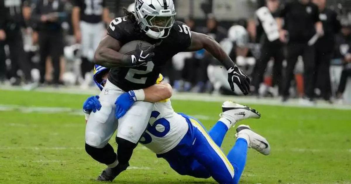 Raiders' run game sputters again as Ashton Jeanty struggles behind shaky blocking