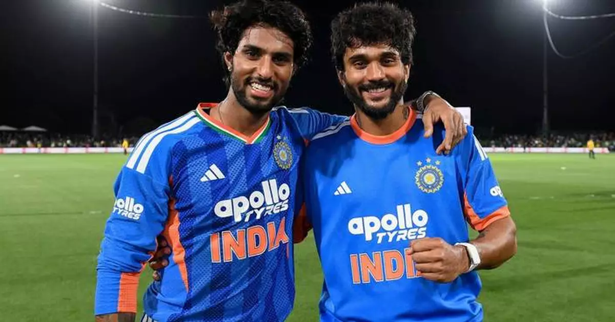 Tilak and Reddy guide India to 4-wicket win over New Zealand with 1 ball left in 2nd cricket T20