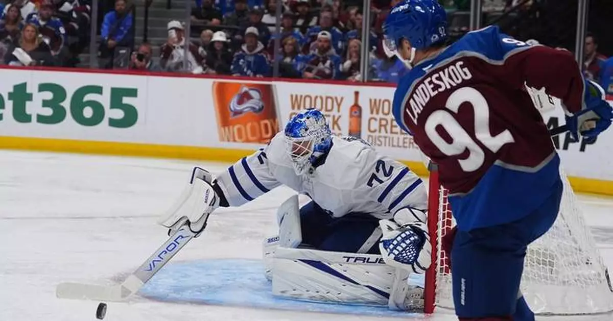 Nylander ties a career high with 5 points, Maple Leafs beat Avs, 6-3