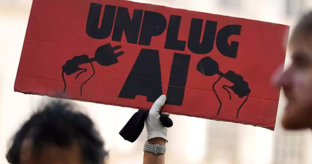 Most Americans think artificial intelligence is developing too fast, a new AP-NORC poll finds