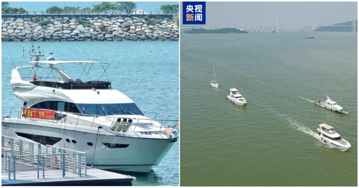 Guangdong Yachts Southbound Maiden Voyage: Five Mainland Yachts Dock at Lantau Yacht Club