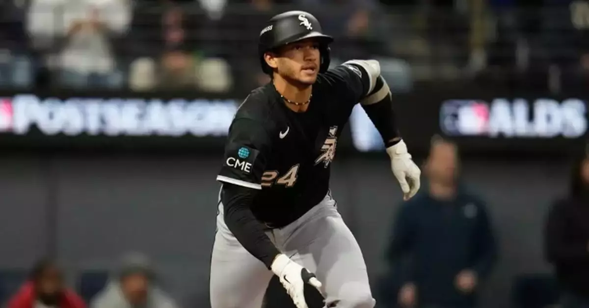 White Sox surge past Guardians 4-3 to take 2-0 lead in ALDS and move within 1 win of ALCS