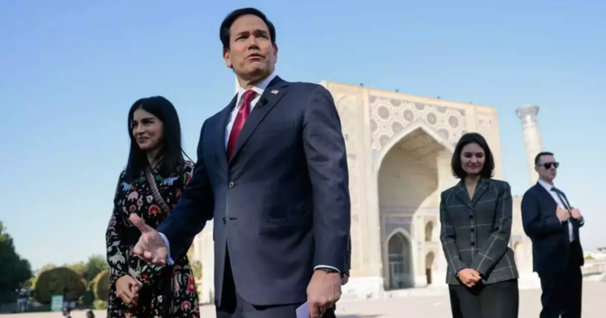 Rubio is in Uzbekistan to promote US ties and trade with Central Asia