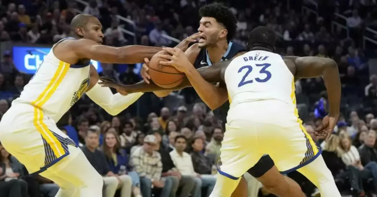 Cameron Boozer hits go-ahead jumper with 20 seconds left, Grizzlies rally to beat Warriors 111-108