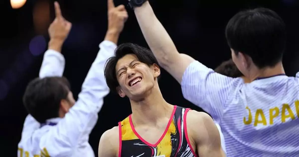 Japan rallies to capture gold in the men's team final at the world gymnastics championships