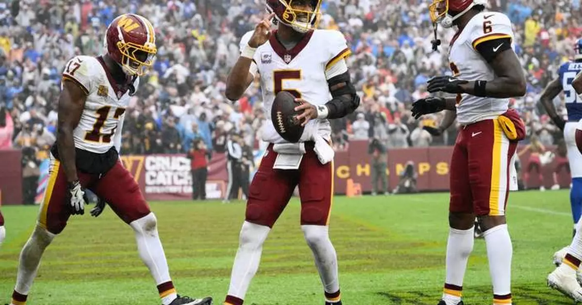 Jayden Daniels and Commanders settle for 27-27 tie with Giants after botching final play of OT