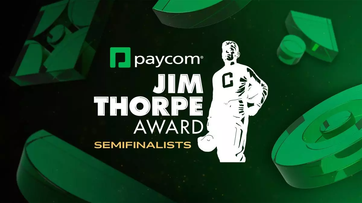 Oklahoma Sports Hall of Fame and Jim Thorpe Association today released the Paycom Jim Thorpe Award semifinalists.