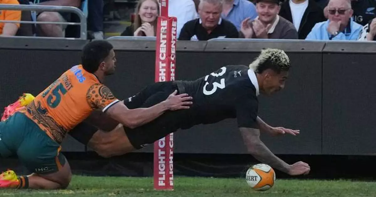 After a dominant 1st half, New Zealand beats Australia 43-21 in the 2nd Bledisloe rugby test