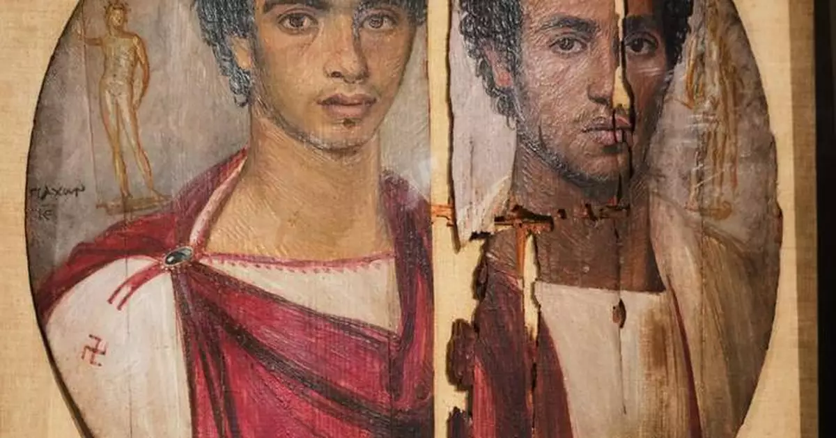 Egypt’s Fayoum mummy portraits to travel abroad for first time after restoration