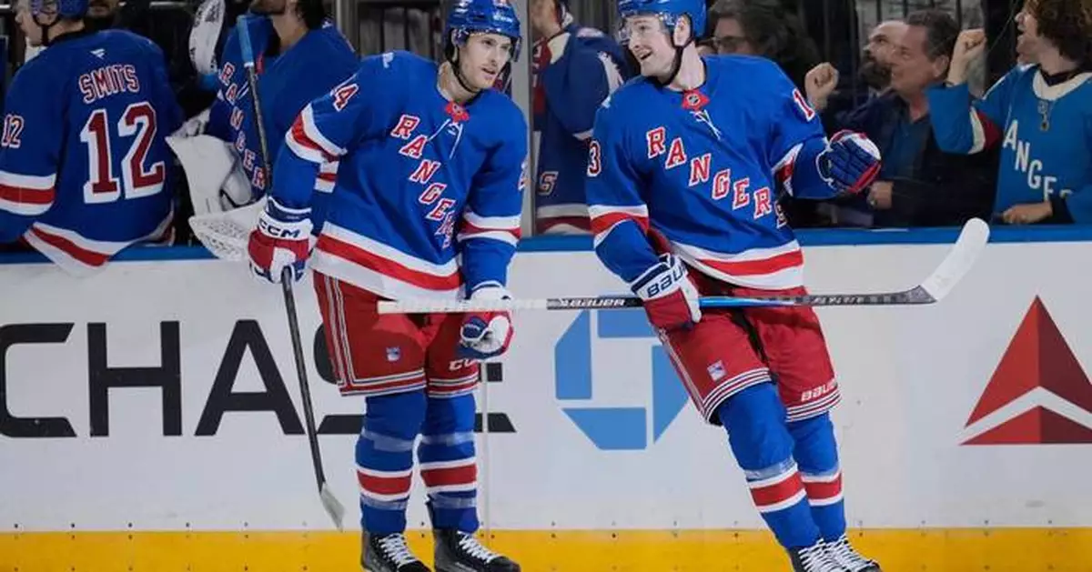 Alexis Lafreniere scores twice as Rangers beat Lightning 4-1
