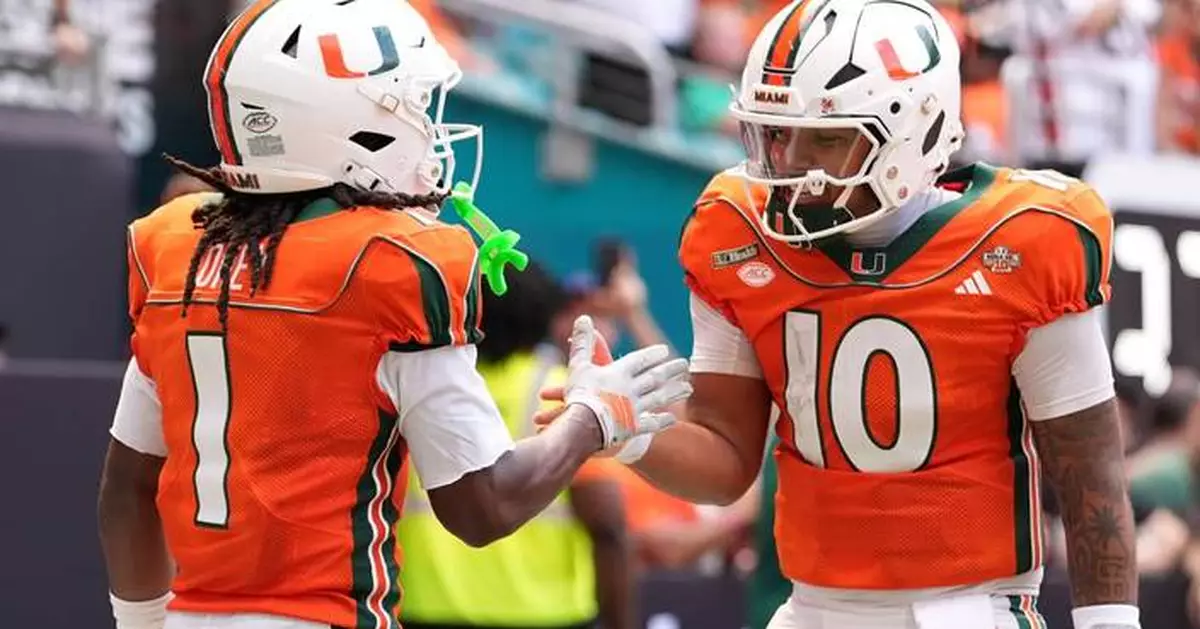 No. 1 Miami touting both Mensah and Toney as Heisman Trophy hopefuls this season