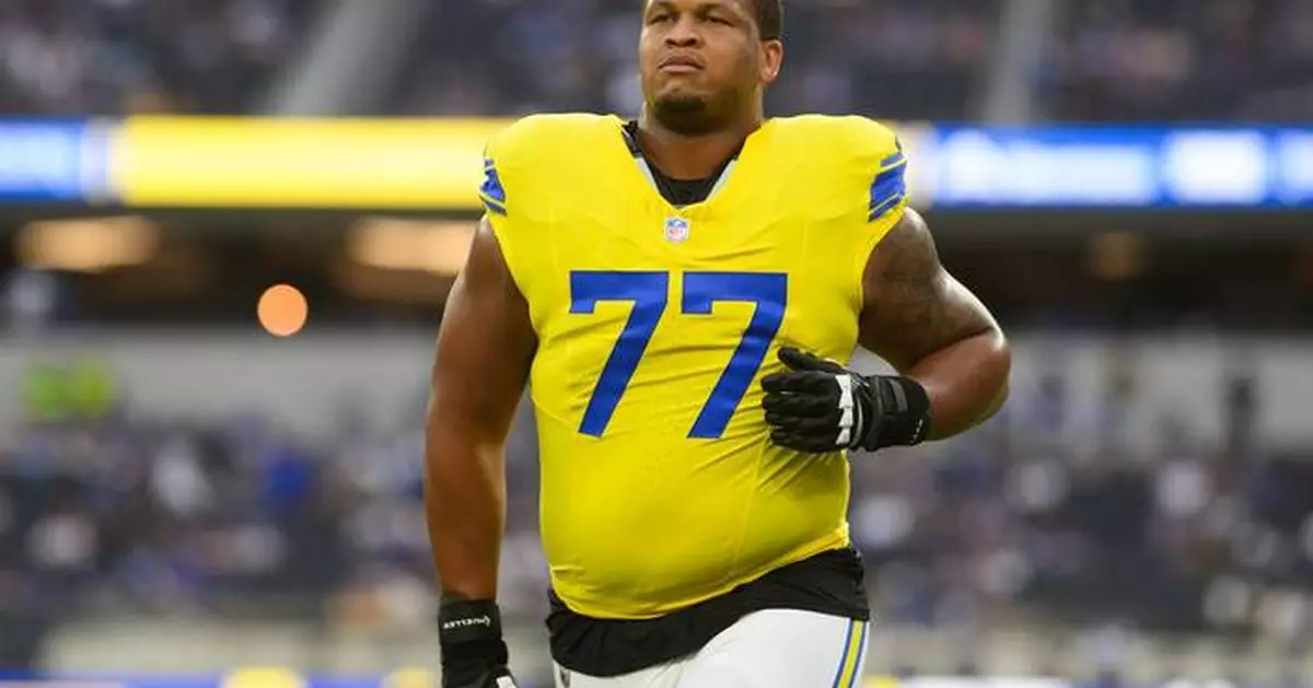 Rams lineman Alaric Jackson has suspension reduced to 1 game for punching Bills' Chubb