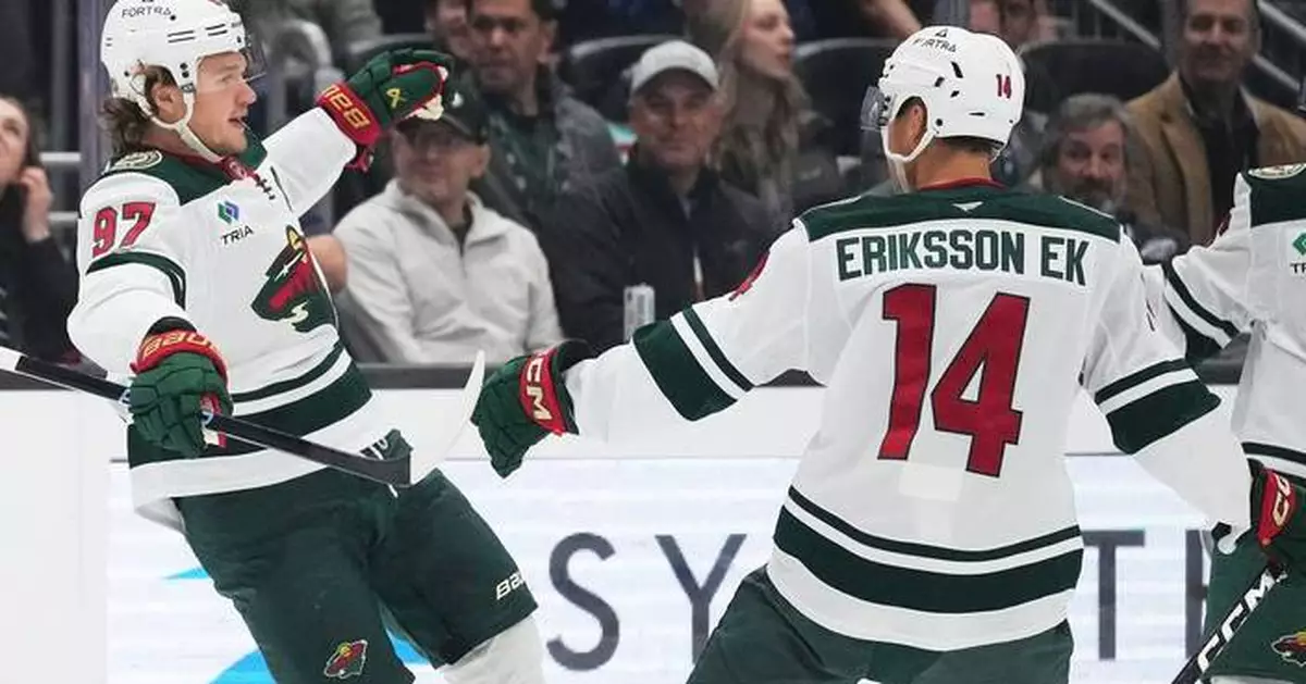 Kaprizov scores early as Wild defeat Kraken 5-1