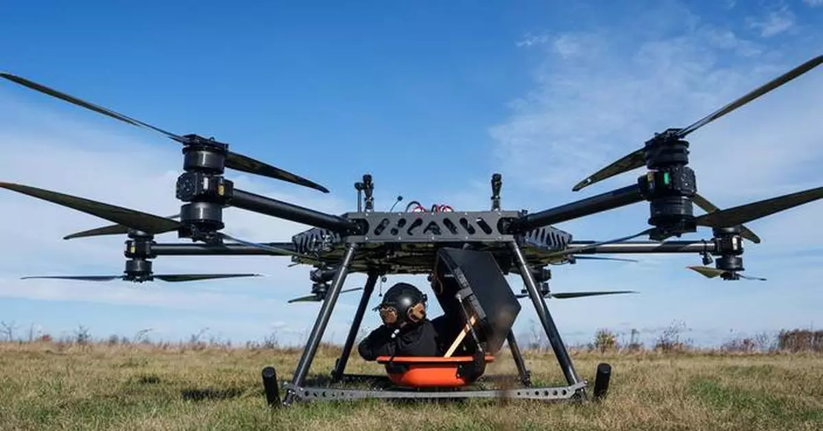 AP gets exclusive look at 'StarGate,' Ukraine's first aerial drone to evacuate wounded soldiers