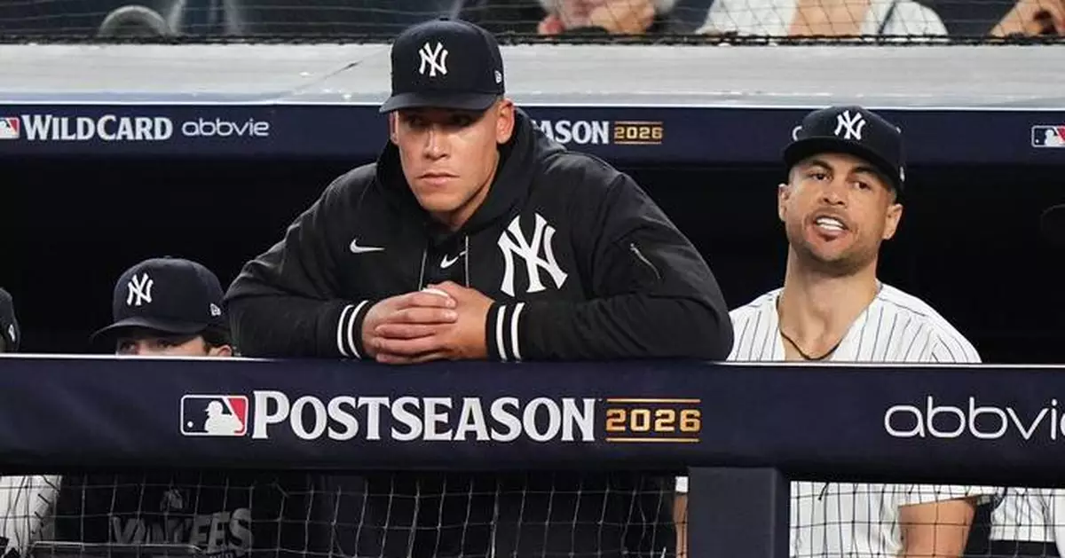 Aaron Judge left off Yankees' Division Series roster vs. Rays while he recover from calf strain
