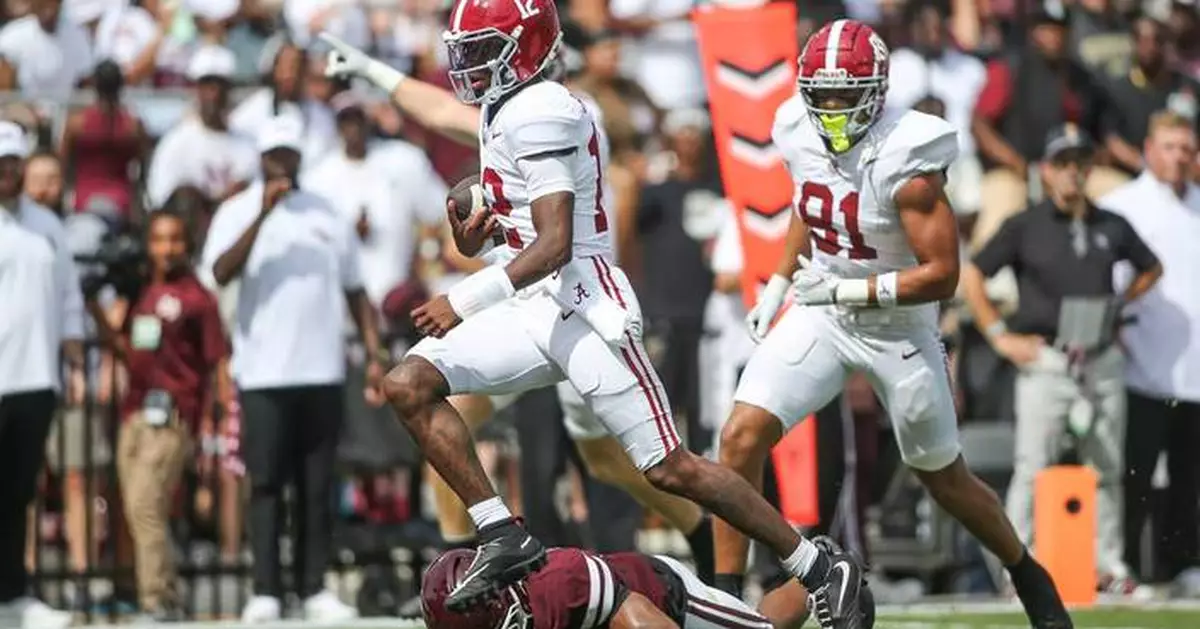 Keelon Russell accounts for 4 TDs as No. 7 Alabama routs No. 16 Mississippi State 56-23
