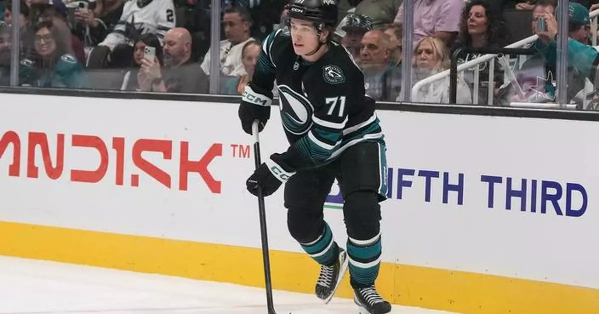 Sharks scratch captain Macklin Celebrini because of a lower-body injury
