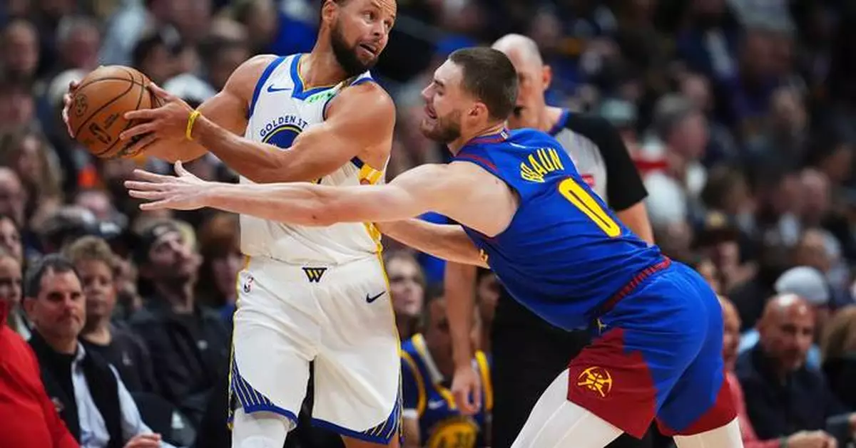 Lendeborg has 31 points, 12 rebounds as Warriors earn 1st win of season by beating Nuggets 134-114