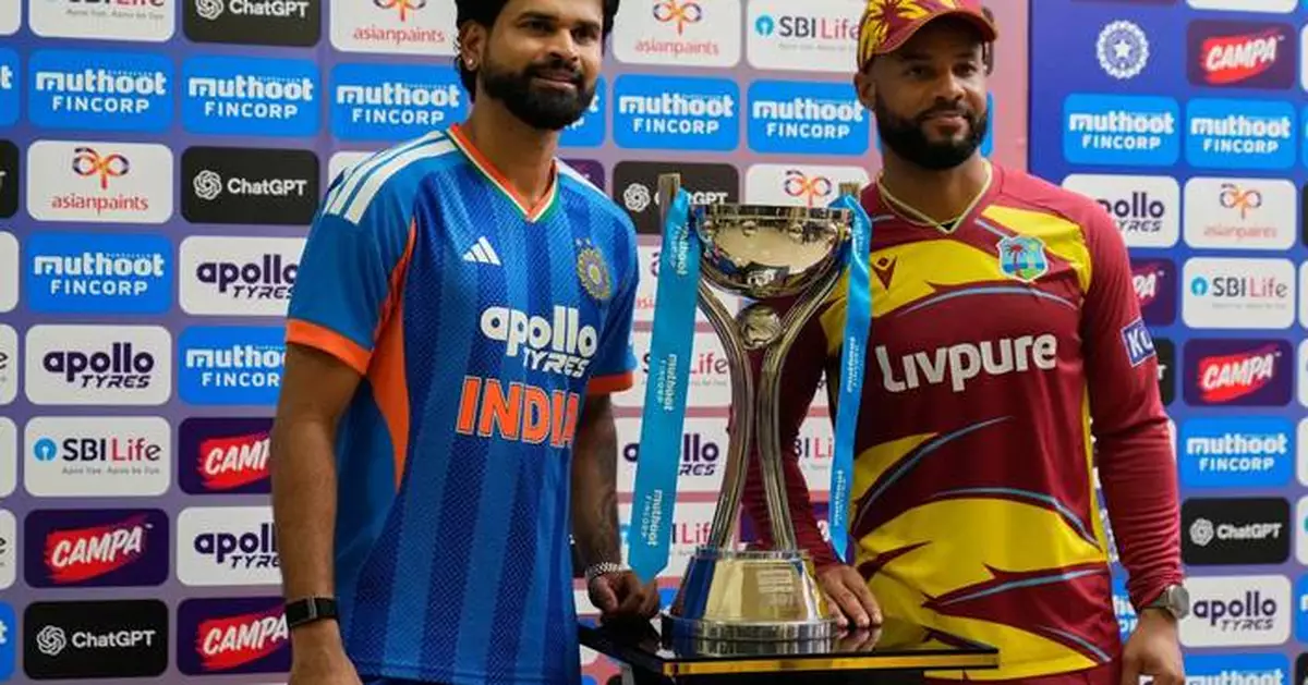 India and West Indies draw T20 cricket series 2-2 after no result in rain-hit decider
