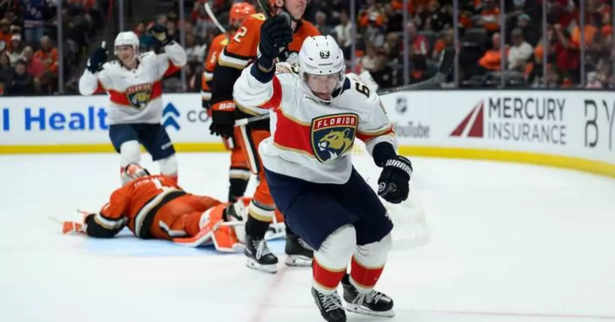 Panthers say Brad Marchand needs 6 weeks before he can resume play