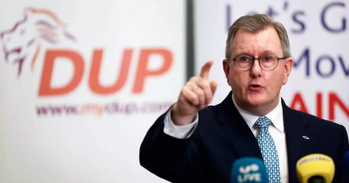Ex-leader of Northern Ireland’s largest unionist party sentenced to 15 years for sex abuse