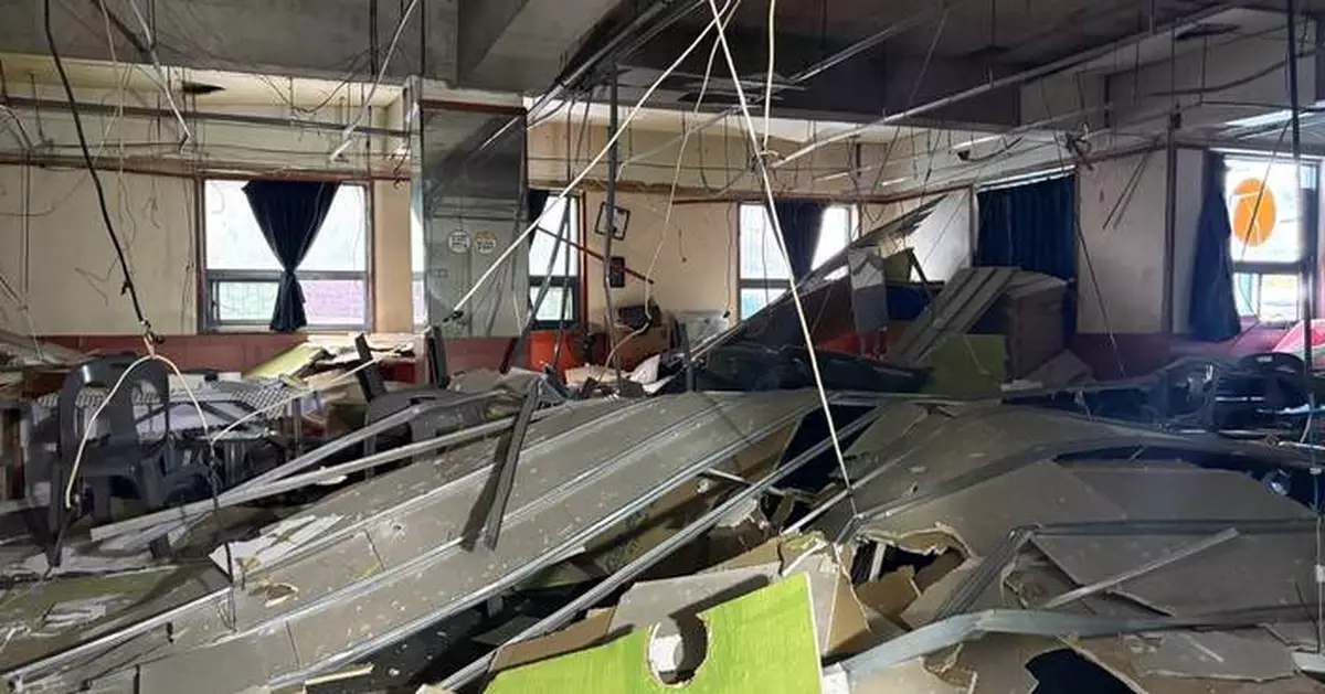 At least 38 people hurt after supermarket ceiling collapses in South Korea’s Daegu city