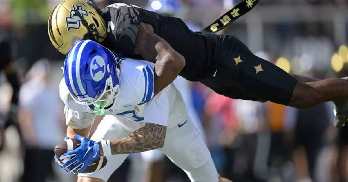 Keyone Jenkins throws TD pass in double OT and UCF knocks off No. 2 BYU 39-31